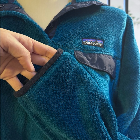 Patagonia Re-Tool Snap-T FleecePullover - Teal - Picture 5 of 8
